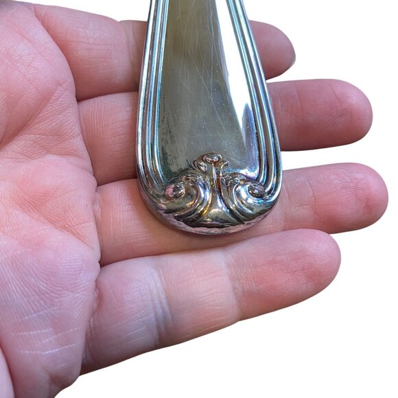 Gorham Heritage serving spoons 13" Italy Silver plated set of three Thanksgiving - Picture 4 of 11